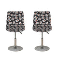 Angry Robot Pattern Print Bar Stool Covers