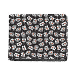 Angry Robot Pattern Print Bifold Wallet