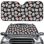 Angry Robot Pattern Print Car Windshield Sun Shade