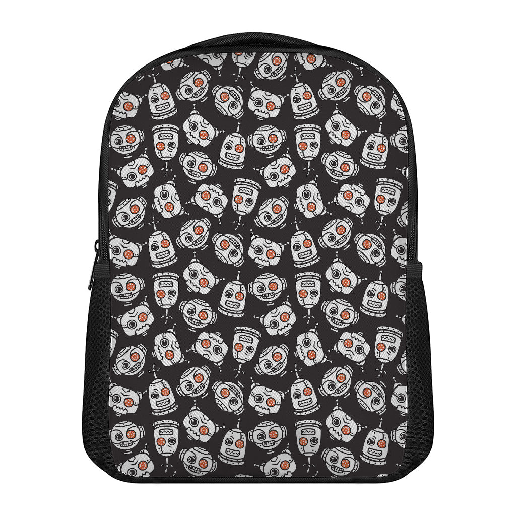 Angry Robot Pattern Print Casual Backpack