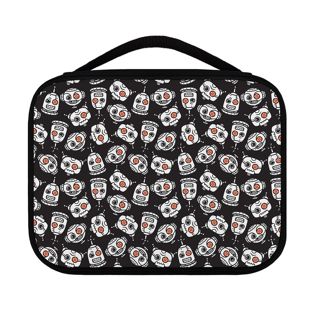 Angry Robot Pattern Print Classic Bible Case