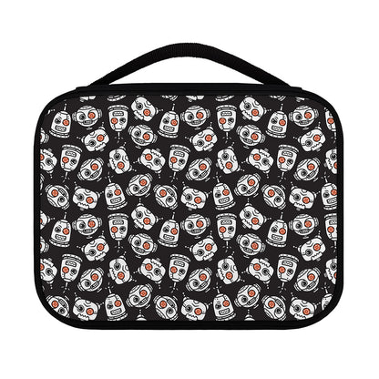 Angry Robot Pattern Print Classic Bible Case