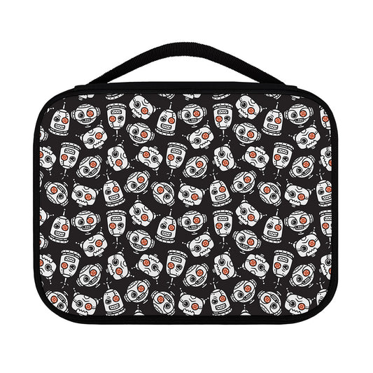 Angry Robot Pattern Print Classic Bible Case
