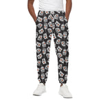 Angry Robot Pattern Print Cotton Pants
