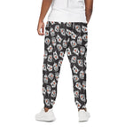 Angry Robot Pattern Print Cotton Pants