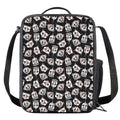Angry Robot Pattern Print Crossbody Lunch Bag