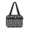 Angry Robot Pattern Print Double Strap Bible Bag
