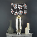 Angry Robot Pattern Print Drum Lamp Shade