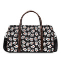 Angry Robot Pattern Print Duffel Bag