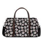 Angry Robot Pattern Print Duffle Bag