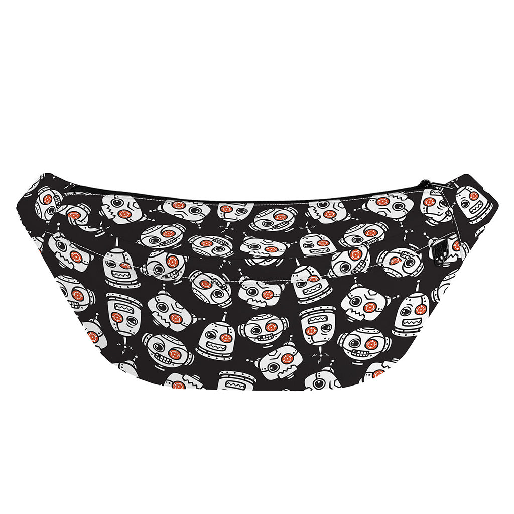 Angry Robot Pattern Print Fanny Pack