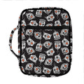 Angry Robot Pattern Print Front Pocket Bible Bag