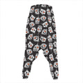 Angry Robot Pattern Print Hammer Pants