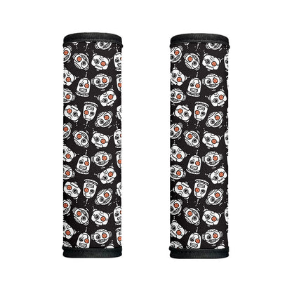 Angry Robot Pattern Print Handle Covers