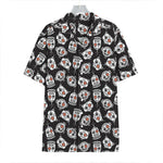 Angry Robot Pattern Print Hawaiian Shirt