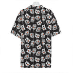 Angry Robot Pattern Print Hawaiian Shirt