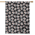 Angry Robot Pattern Print House Flag