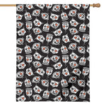 Angry Robot Pattern Print House Flag