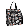 Angry Robot Pattern Print Insulated Lunch Tote