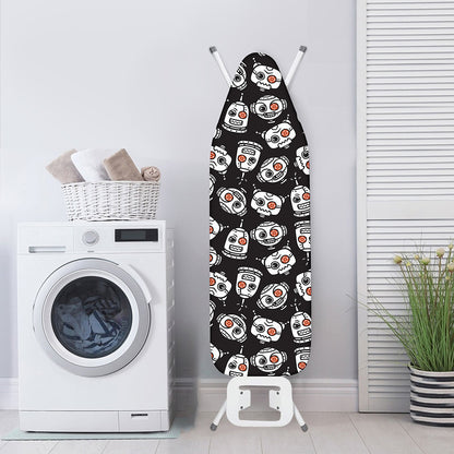 Angry Robot Pattern Print Ironing Board Cover