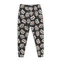 Angry Robot Pattern Print Jogger Pants