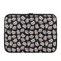 Angry Robot Pattern Print Laptop Sleeve