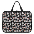 Angry Robot Pattern Print Laptop Sleeve With Handle