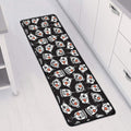 Angry Robot Pattern Print Long Kitchen Mat