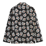 Angry Robot Pattern Print Men's Blazer