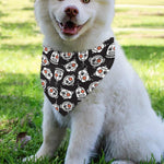 Angry Robot Pattern Print Over The Collar Dog Bandana