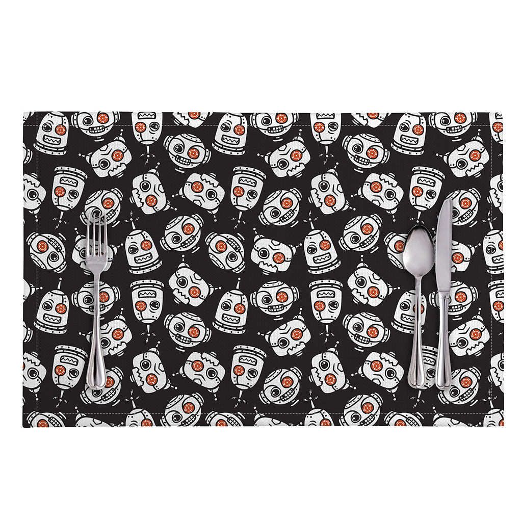 Angry Robot Pattern Print Placemat