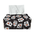 Angry Robot Pattern Print Rectangle Tissue Box Cover
