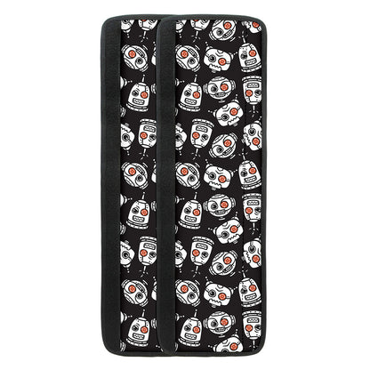 Angry Robot Pattern Print Refrigerator Handle Covers