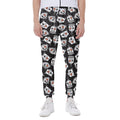Angry Robot Pattern Print Joggers
