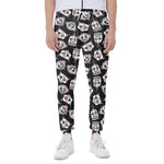 Angry Robot Pattern Print Scuba Joggers