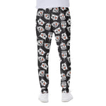 Angry Robot Pattern Print Scuba Joggers