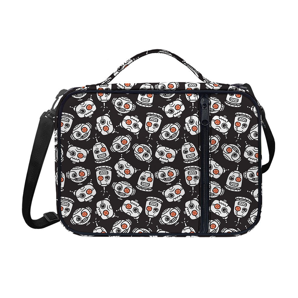 Angry Robot Pattern Print Shoulder Strap Bible Bag