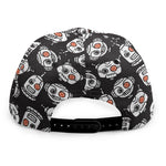 Angry Robot Pattern Print Snapback Cap