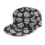 Angry Robot Pattern Print Snapback Cap