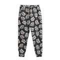 Angry Robot Pattern Print Sweatpants