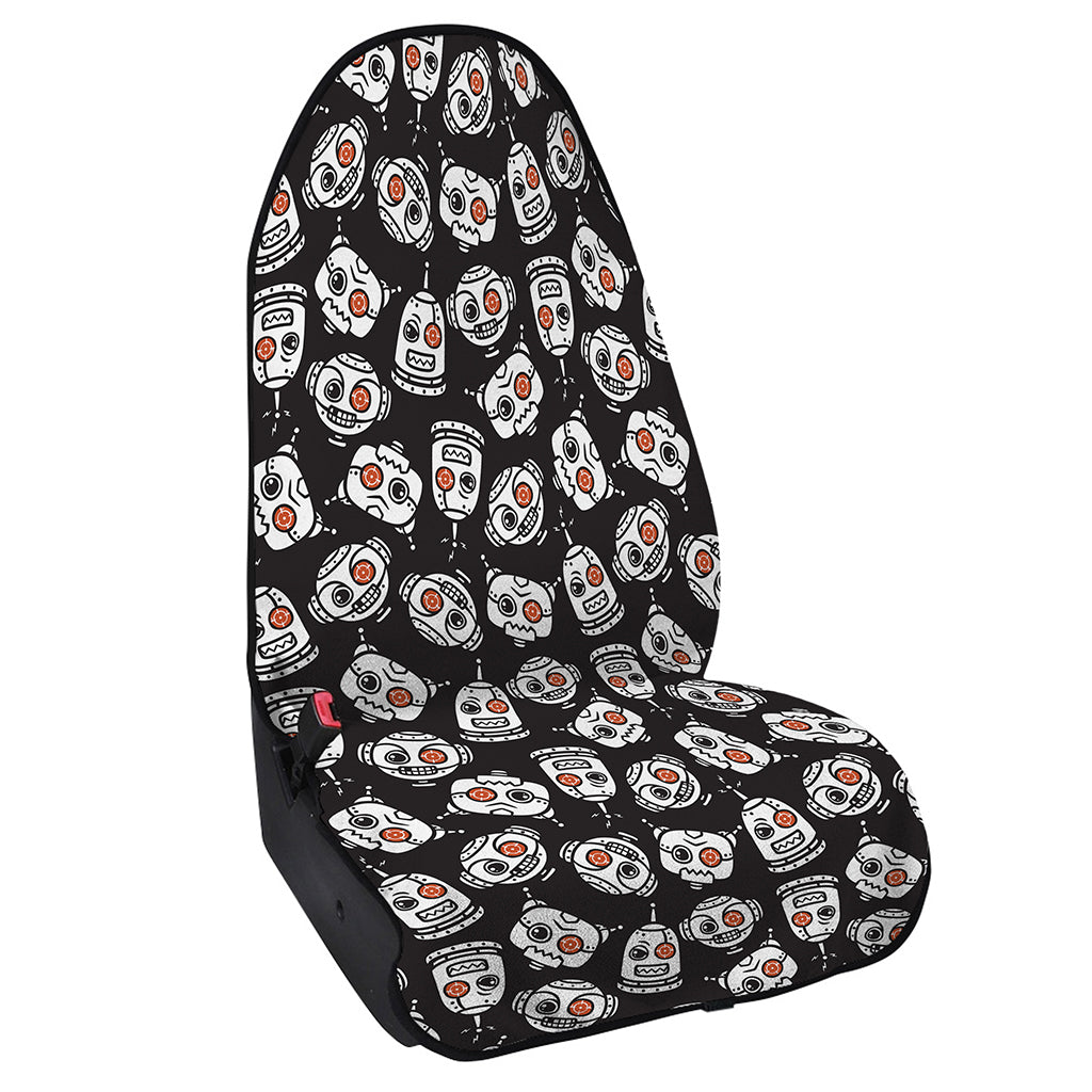 Angry Robot Pattern Print Waterproof Car Seat Cover