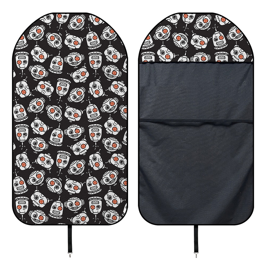 Angry Robot Pattern Print Waterproof Car Seat Cover