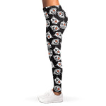 Angry Robot Pattern Print Women's Leggings