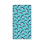 Angry Shark Pattern Print Baby Crib Sheet