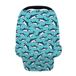 Angry Shark Pattern Print Baby Seat Cover