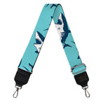 Angry Shark Pattern Print Bag Strap