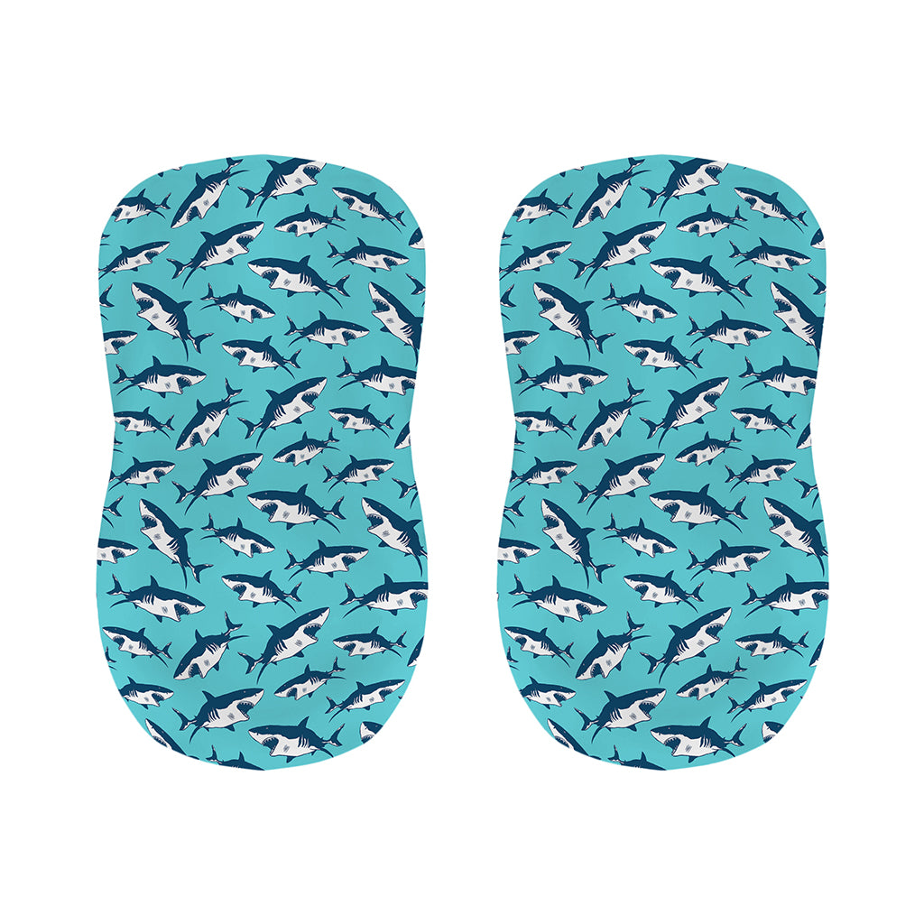 Angry Shark Pattern Print Bar Stool Covers