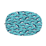 Angry Shark Pattern Print Car Side Mirror Covers