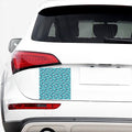 Angry Shark Pattern Print Car Sticker
