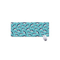 Angry Shark Pattern Print Extended Mouse Pad